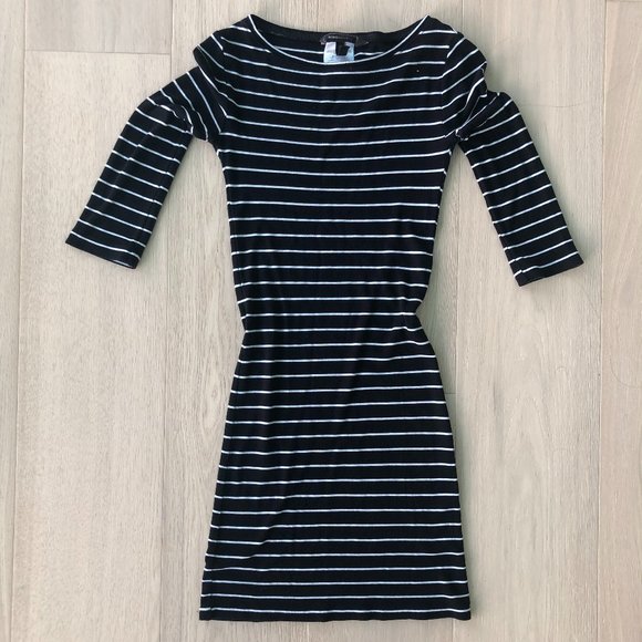 Black and White striped dress by BCBG MaxAzria - size XS - Picture 1 of 4